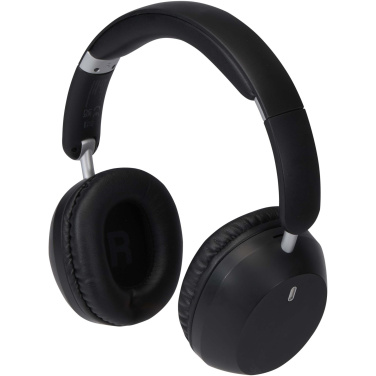 Logo trade advertising product photo of: Hoggar recycled plastic over-ear foldeable ANC and ENC headphones