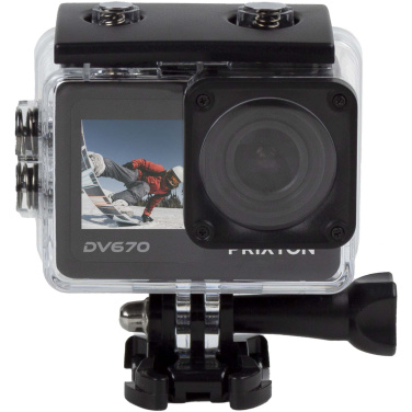 Logo trade promotional products picture of: Prixton DV670 4K dual screen action camera