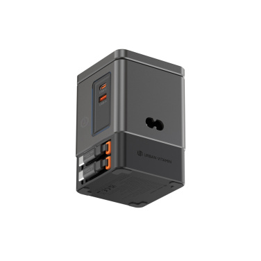 Logotrade promotional item image of: Urban Vitamin Sacramento 105W GAN charger+retractable cables