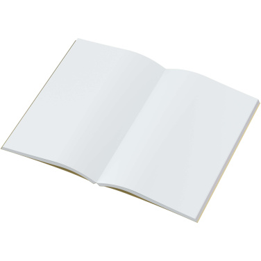 Logo trade advertising products image of: Novella Austen A5 metallic soft cover notebook - 100 sheets