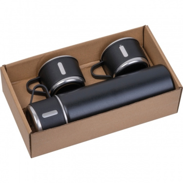 Logo trade promotional giveaway photo of: Insulated bottle set ICELAND