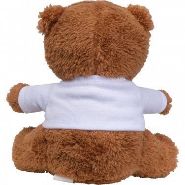 Logo trade promotional products image of: Plush teddy bear HELSINKI