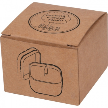 Logotrade promotional giveaway picture of: Candle in tin PRAGUE