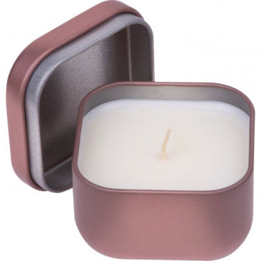 Logo trade promotional products image of: Candle in tin PRAGUE