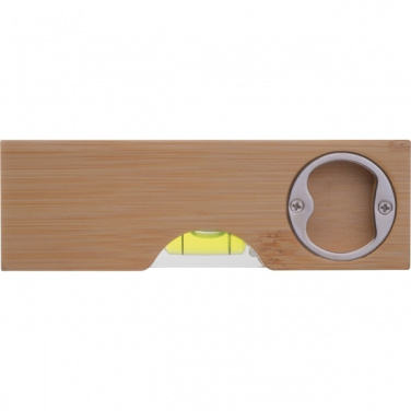 Logo trade promotional gifts image of: Spirit Level with Bottle Opener FLORIDA