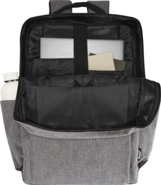 Logo trade promotional product photo of: Libra 15” GRS recycled laptop backpack 15L