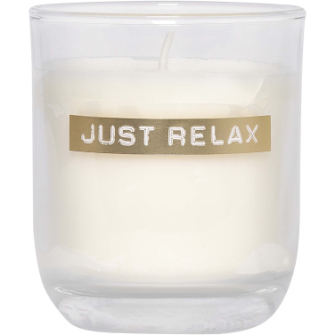 Logo trade advertising product photo of: Wellmark Discovery 250 ml hand soap dispenser and 150 g scented candle set