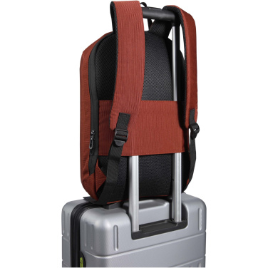 Logo trade promotional giveaways image of: Luma 15" GRS recycled anti-theft laptop backpack 10L