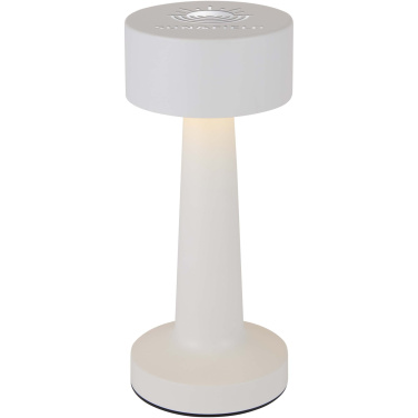 Logotrade promotional merchandise photo of: Aludra rechargeable dimmable table lamp with 3 light modes