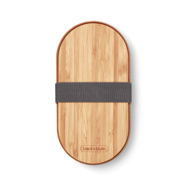 Logo trade business gifts image of: Black+Blum Stainless Steel Double Bento Box