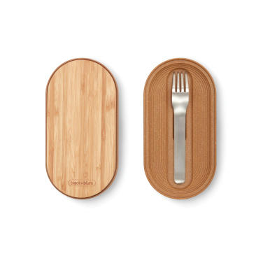 Logotrade promotional gift image of: Black+Blum Stainless Steel Double Bento Box