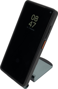 Logo trade business gifts image of: Phone holder with wireless charger