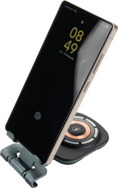 Logotrade promotional item picture of: Phone holder with wireless charger