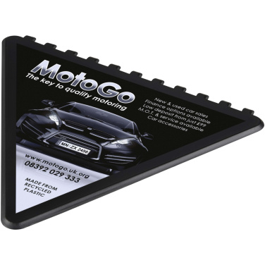 Logotrade promotional item picture of: Frosty triangular recycled plastic ice scraper
