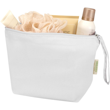 Logo trade advertising products image of: Odisha 180 g/m² OCS organic large accessory pouch 3L