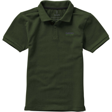 Logo trade promotional gifts image of: Calgary short sleeve kids polo