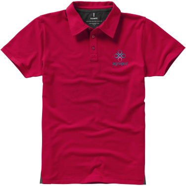 Logo trade promotional products picture of: Markham short sleeve men's stretch polo