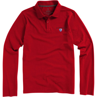 Logotrade promotional giveaway image of: Oakville long sleeve men's polo