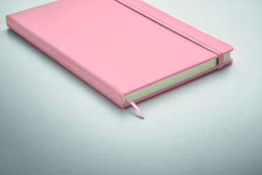 Logo trade promotional giveaway photo of: A5 notebook 96 lined sheets