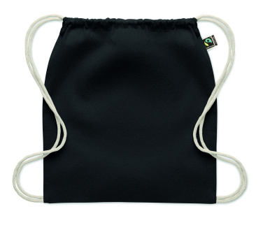 Logotrade promotional gifts photo of: Drawstring bag Fairtrade 180gr