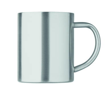 Logo trade promotional giveaways image of: Recycled stainless steel mug