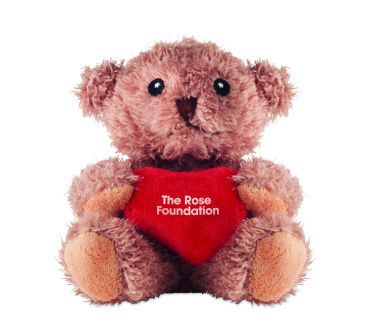 Logo trade promotional product photo of: Teddy bear plush with heart