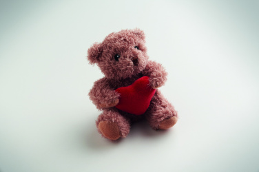 Logo trade promotional items picture of: Teddy bear plush with heart