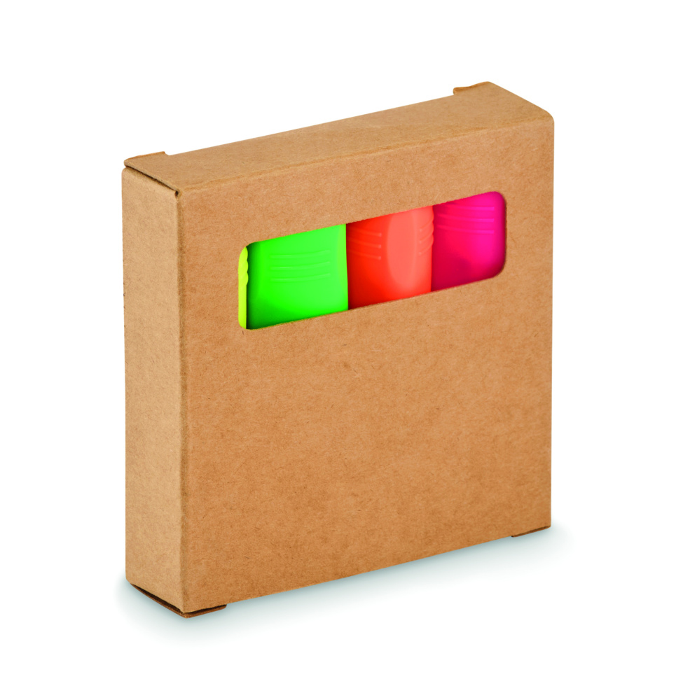 Logo trade promotional merchandise picture of: Highlighter set