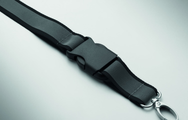 Logotrade promotional gift image of: Reflective RPET lanyard