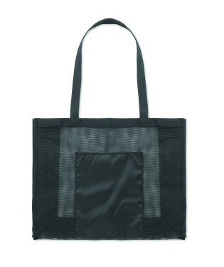 Logo trade promotional giveaway photo of: RPET mesh shopping bag