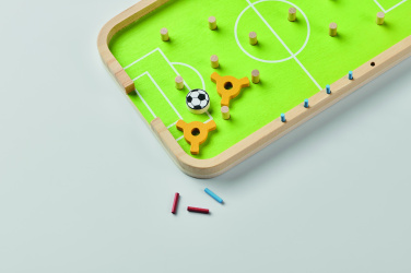 Logo trade promotional merchandise image of: Wooden soccer game