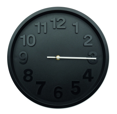 Logo trade promotional giveaways picture of: Wall clock in PP