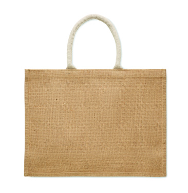 Logo trade promotional giveaways image of: Jute shopping bag