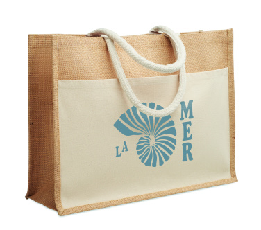 Logo trade corporate gifts picture of: Jute shopping bag
