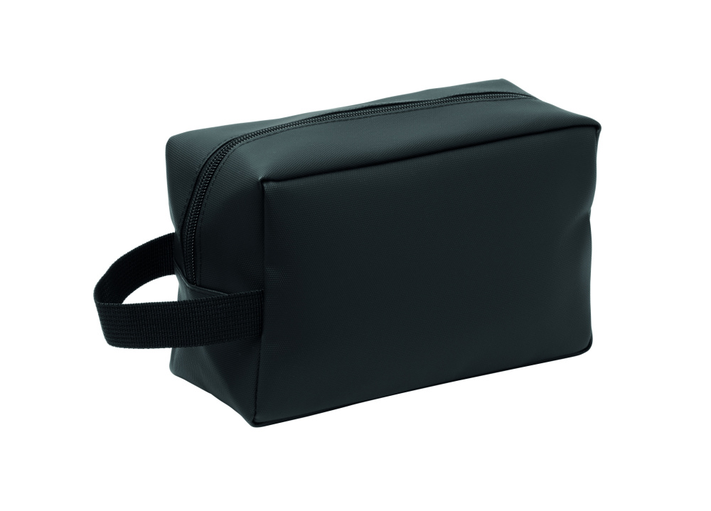 Logo trade promotional product photo of: Toiletry bag in 600D RPET