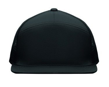 Logo trade promotional gift photo of: 7 panel flat visor cap
