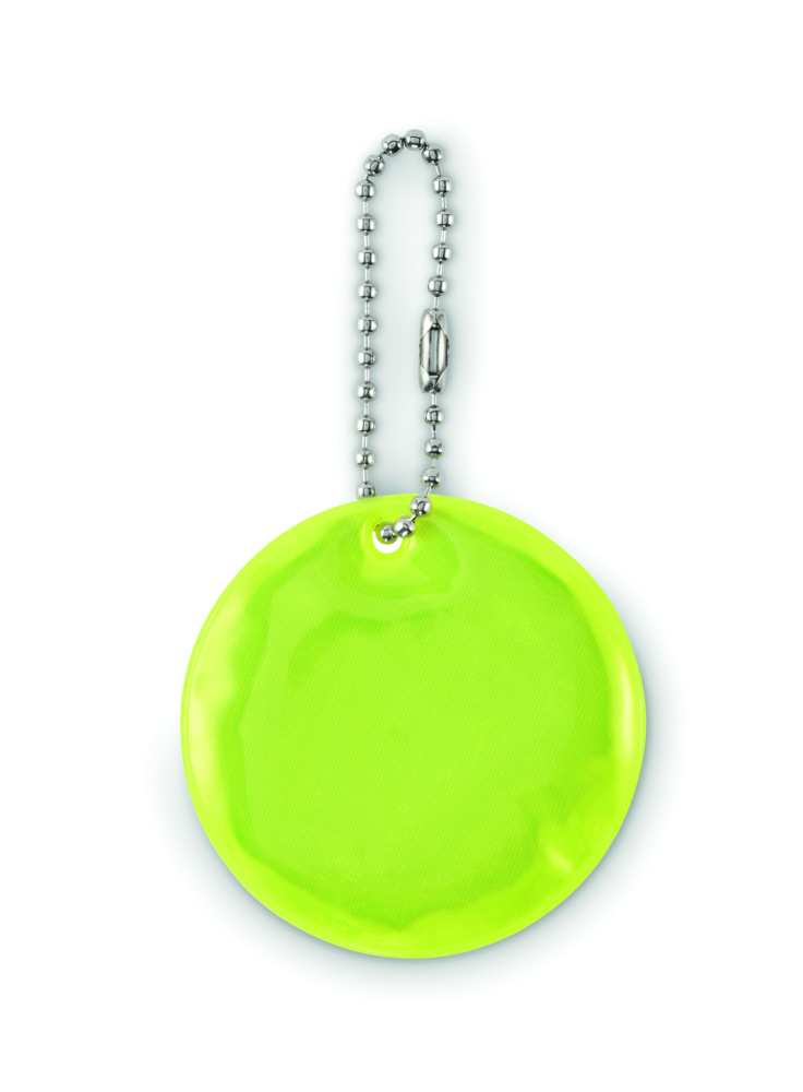 Logo trade corporate gift photo of: Round reflective keyring