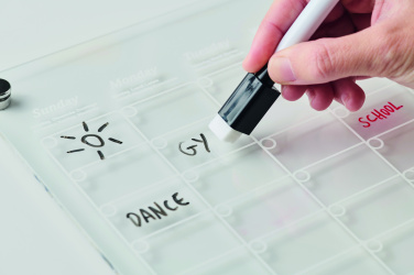 Logo trade promotional giveaway photo of: Magnetic acrylic planner