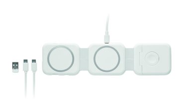 Logo trade business gifts image of: Foldable charging station