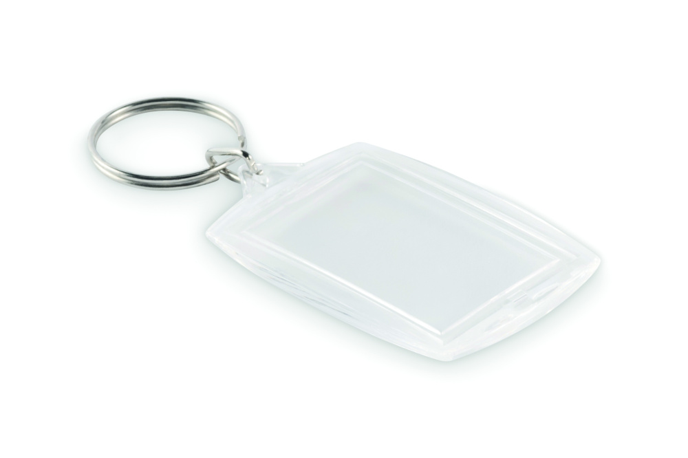 Logo trade business gifts image of: Classic acrylic keyring