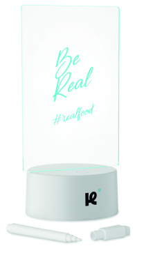 Logotrade promotional gift picture of: Light-up LED memo board