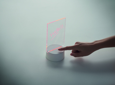 Logo trade promotional giveaways picture of: Light-up LED memo board