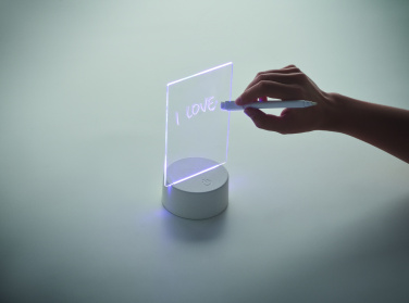 Logo trade promotional giveaways picture of: Light-up LED memo board
