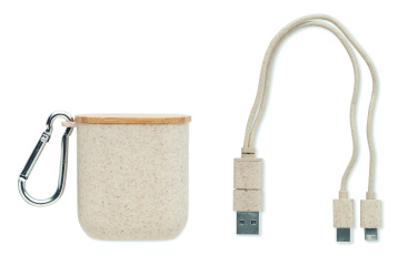 Logo trade promotional items picture of: Cable set in case