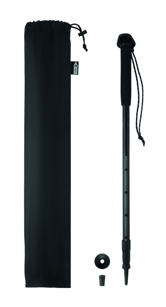 Logo trade advertising products image of: Telescopic walking pole