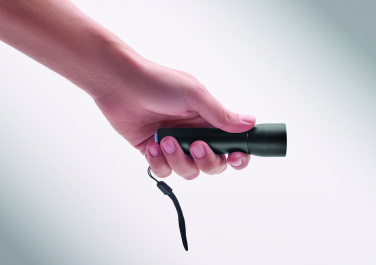 Logo trade promotional gifts image of: Aluminium rechargeable torch
