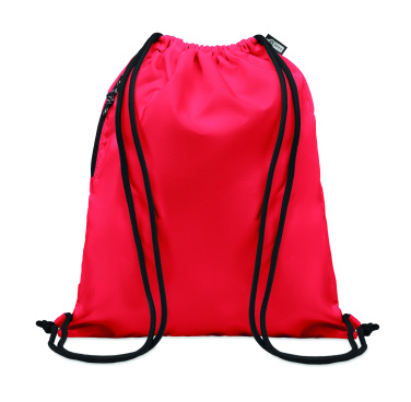 Logo trade corporate gift photo of: Large drawstring bag 300D RPET