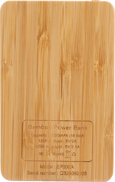 Logotrade corporate gifts photo of: Power Bank 5000 mAh with illuminated logo