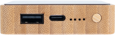 Logo trade promotional gift photo of: Power Bank 5000 mAh with illuminated logo