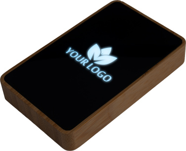 Logo trade advertising product photo of: Power Bank 5000 mAh with illuminated logo